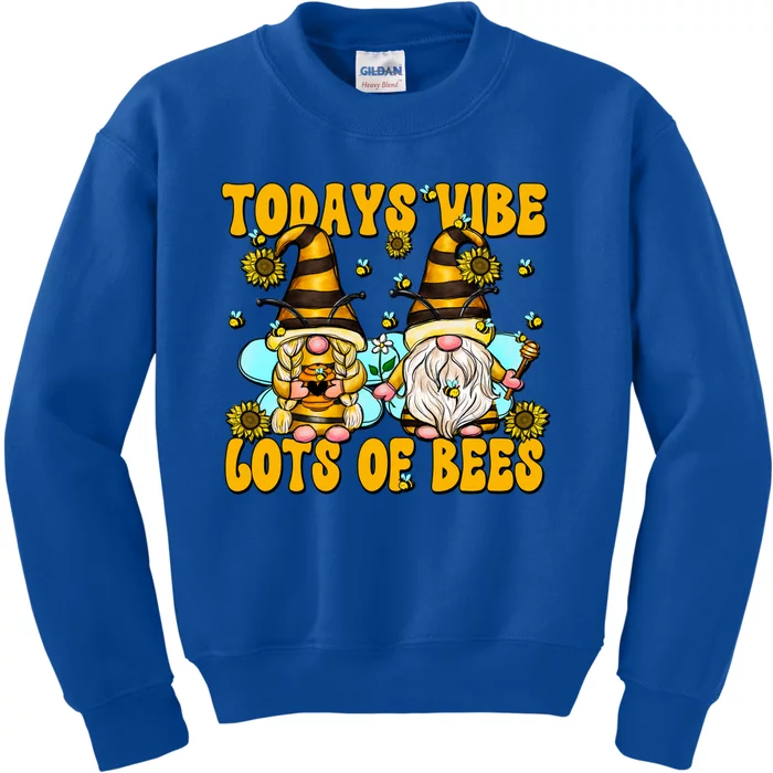 Funny Bee Quote And Beekeeper Cute Honey Bee Gnome Gift Kids Sweatshirt