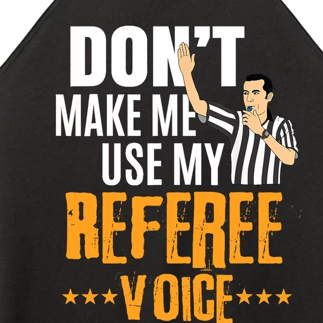 Funny Basketball Ref Hoops - Basketball Referee Women’s Perfect Tri Rocker Tank