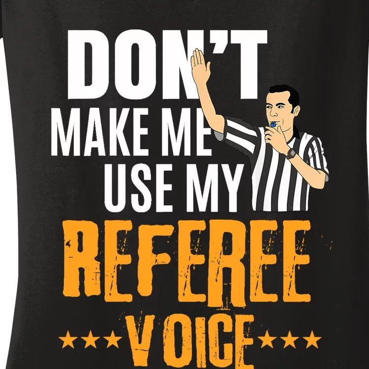 Funny Basketball Ref Hoops - Basketball Referee Women's V-Neck T-Shirt