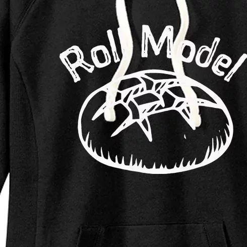 Funny Baking Roll Model Baker Bread Chefs Women's Fleece Hoodie