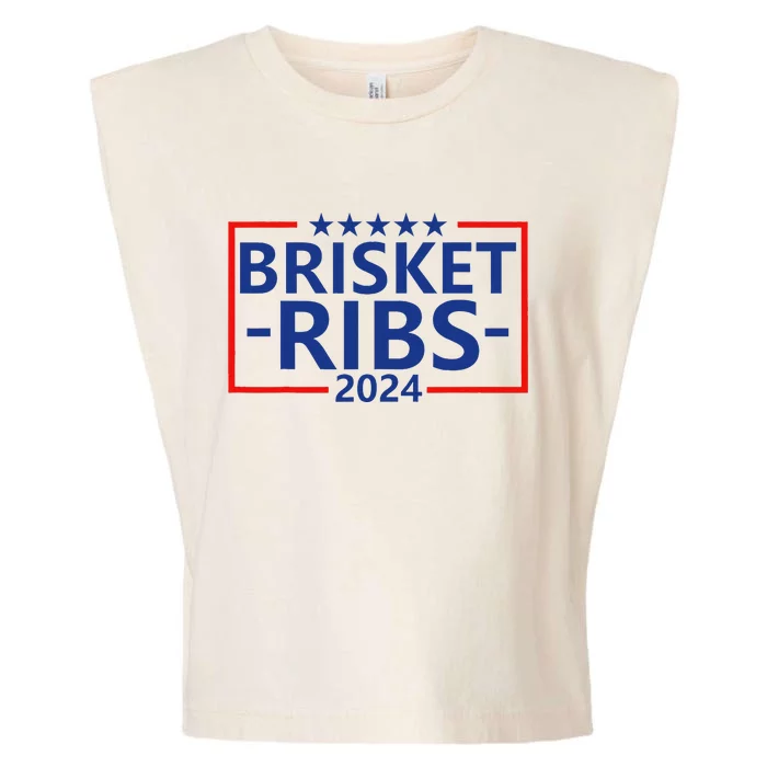 Funny Brisket Ribs Brisket Ribs 2024 Garment-Dyed Women's Muscle Tee