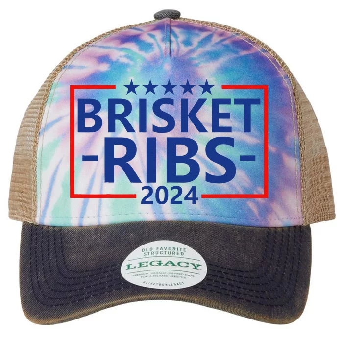 Funny Brisket Ribs Brisket Ribs 2024 Legacy Tie Dye Trucker Hat