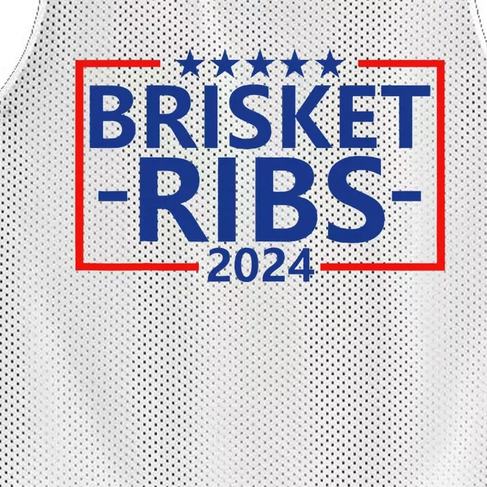 Funny Brisket Ribs Brisket Ribs 2024 Mesh Reversible Basketball Jersey Tank