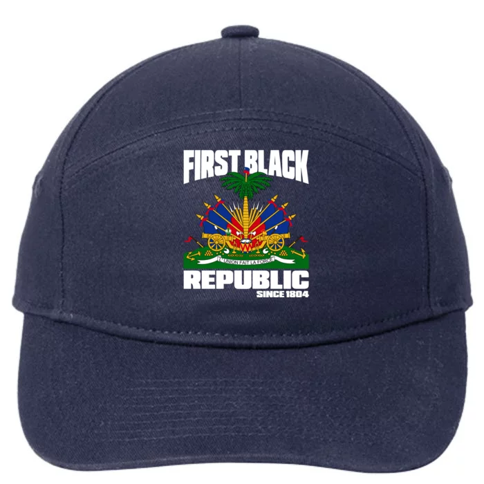 First Black Republic Since 1804 Haiti Haitian Independence 7-Panel Snapback Hat