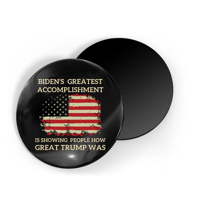 Funny Biden Retro Bidens Greatest Accomplishment Magnet