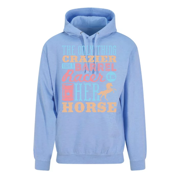 Funny Barrel Racing Horse Crazy Quote Funny Gift Barrel Racing Cute Gift Unisex Surf Hoodie