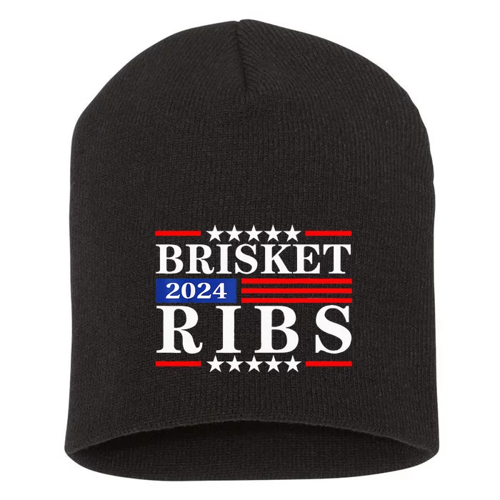 Funny Brisket Ribs Brisket Ribs 2024 Short Acrylic Beanie