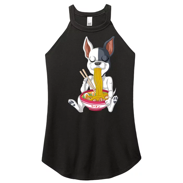 French Bulldog Ramen Women’s Perfect Tri Rocker Tank