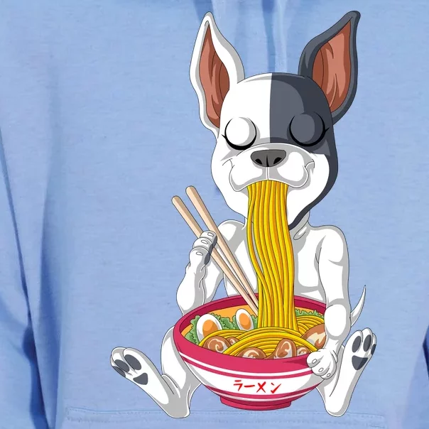 French Bulldog Ramen Unisex Surf Hoodie