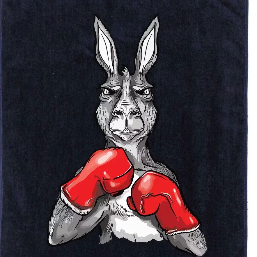 Funny Boxing Roger Humor Sport Kangaroo Platinum Collection Golf Towel