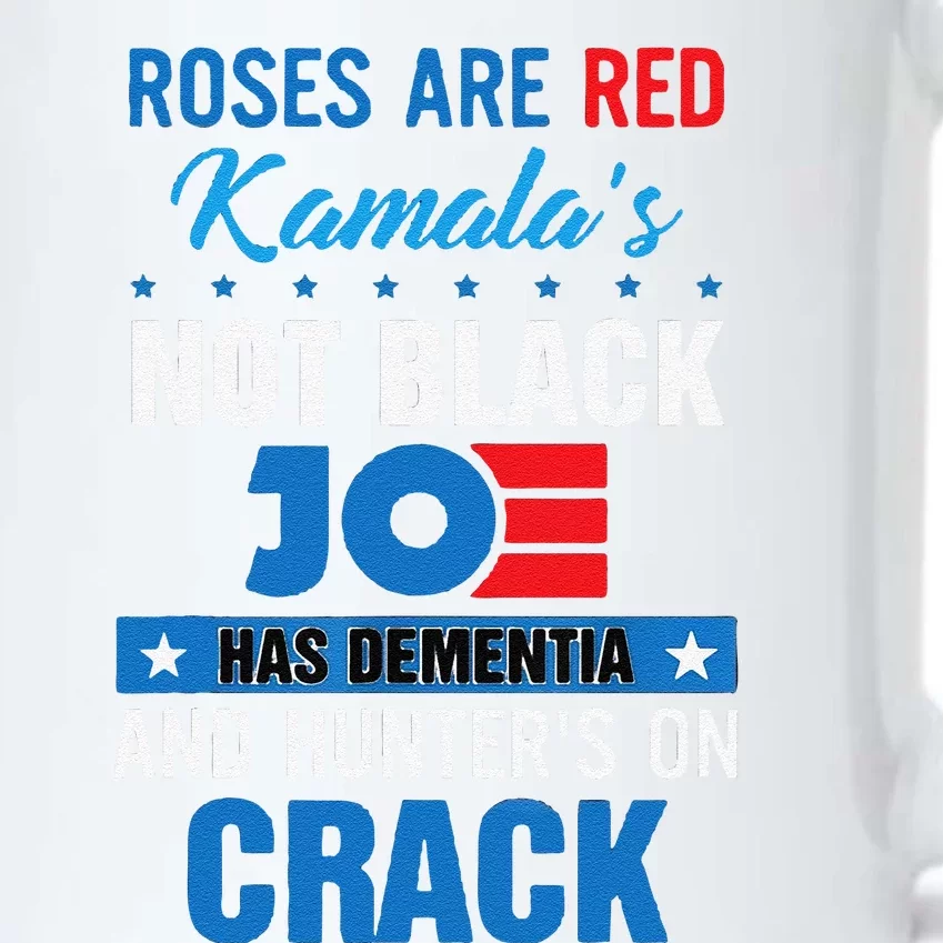 Funny Biden Roses Are Red Kamala Not Black Joe Black Color Changing Mug