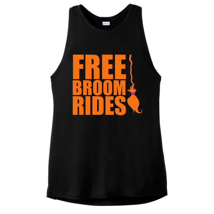 Free Broom Rides Ladies Tri-Blend Wicking Tank