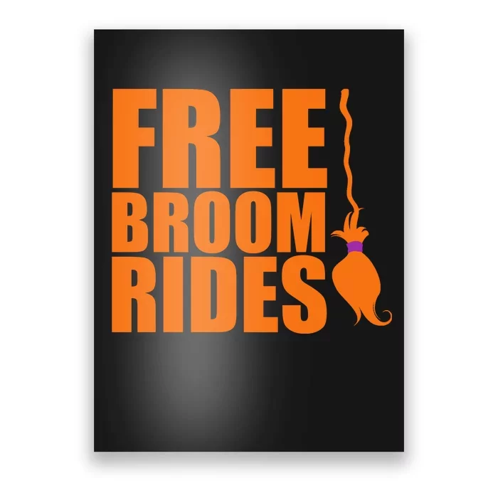 Free Broom Rides Poster