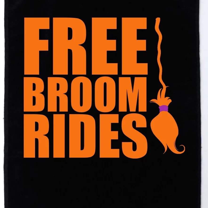 Free Broom Rides Platinum Collection Golf Towel