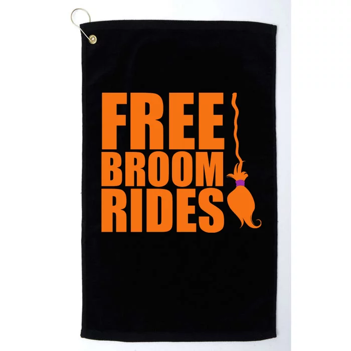 Free Broom Rides Platinum Collection Golf Towel