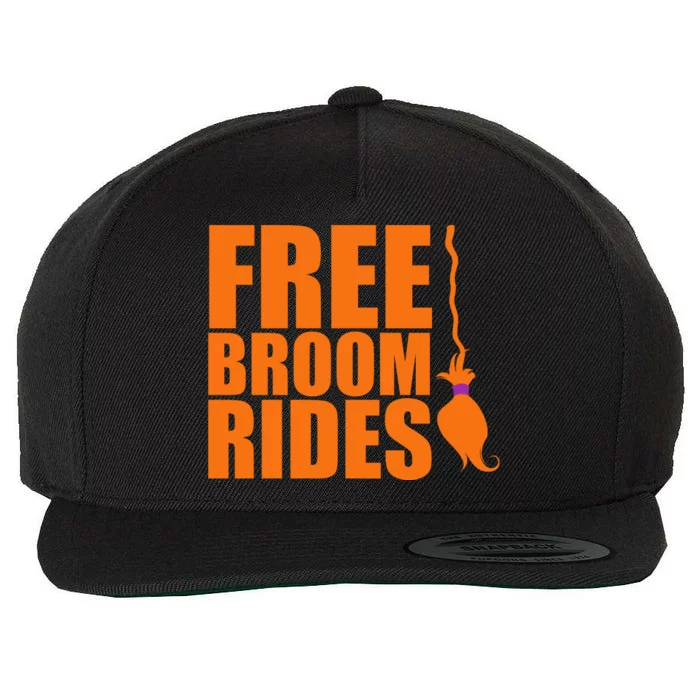 Free Broom Rides Wool Snapback Cap