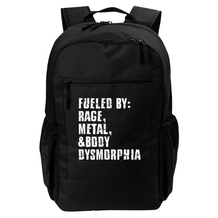 Fueled By Rage Metal And Body Dysmorphia Daily Commute Backpack