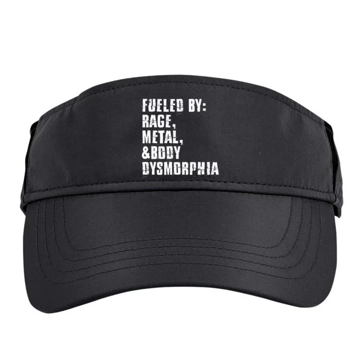 Fueled By Rage Metal And Body Dysmorphia Adult Drive Performance Visor