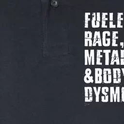 Fueled By Rage Metal And Body Dysmorphia Softstyle Adult Sport Polo