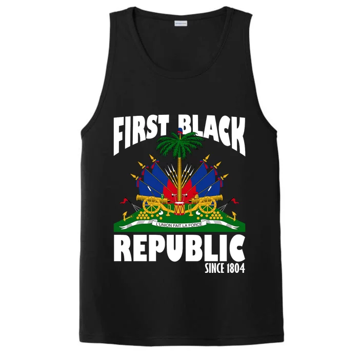 First Black Republic Since 1804 Haiti Heritage Performance Tank