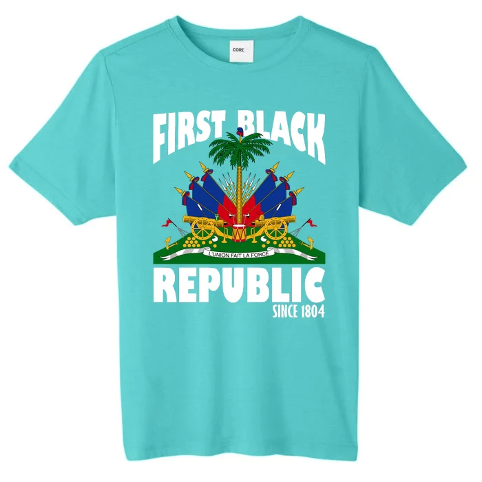 First Black Republic Since 1804 Haiti Heritage ChromaSoft Performance T-Shirt