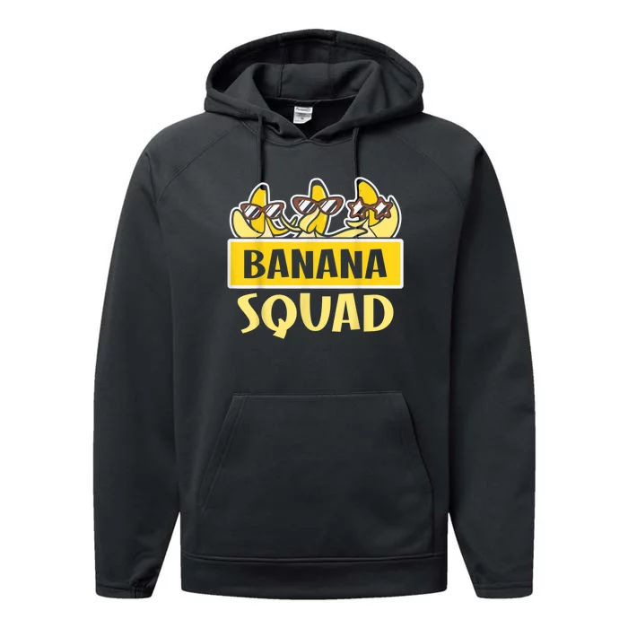 Funny BANANA SQUAD That’s Bananas Halloween Costume Performance Fleece Hoodie