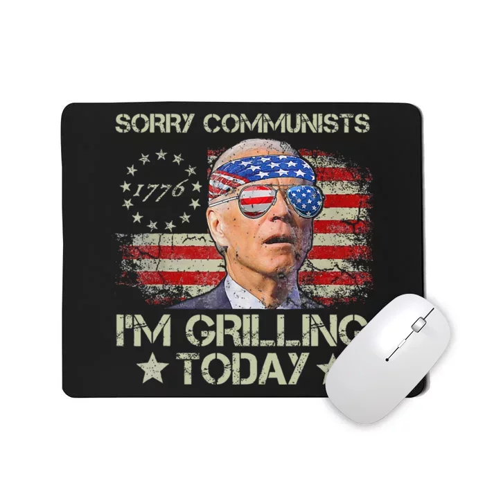 Funny Biden Sorry Communists IM Grilling Today Mousepad