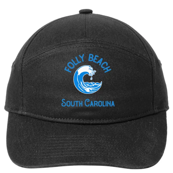 Folly Beach South Carolina 7-Panel Snapback Hat