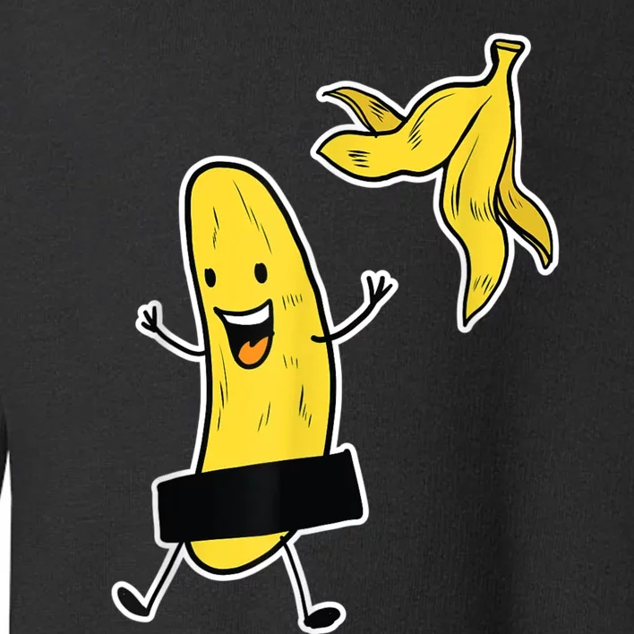 Funny Banana Striptease Cartoon Party Sweet Fun Outfit Toddler Sweatshirt