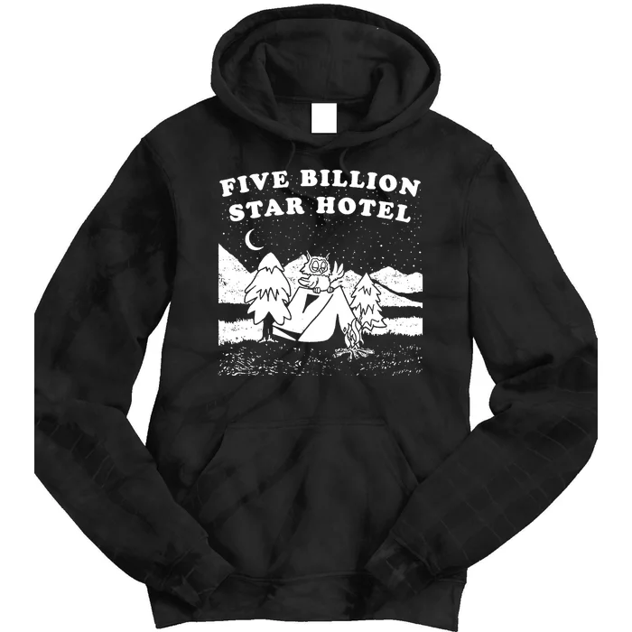 Five Billion Star Hotel Camping Tie Dye Hoodie