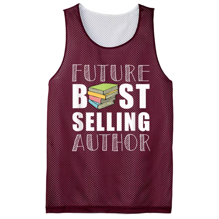 Future Best Selling Author Mesh Reversible Basketball Jersey Tank