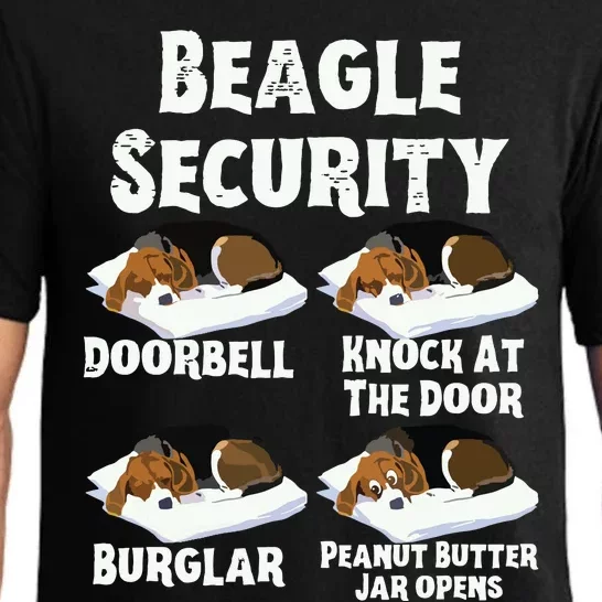 Funny Beagle Security Dog Lover Pajama Set