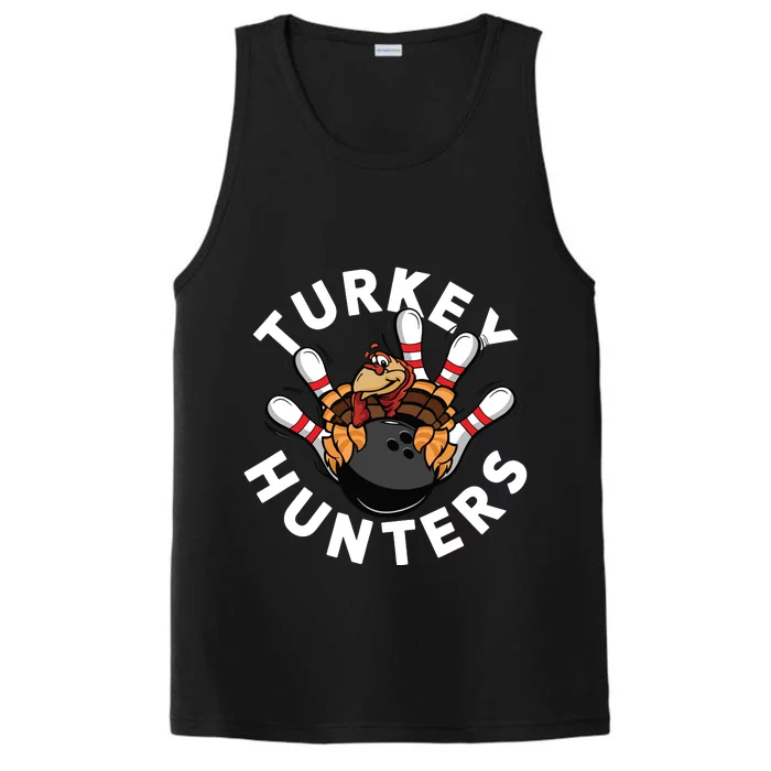 Funny Bowling Shirts For Turkey Hunters Performance Tank