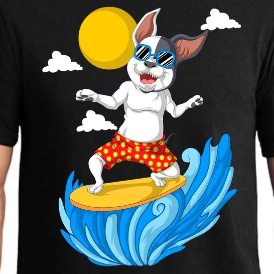 French Bulldog Surfing Pajama Set