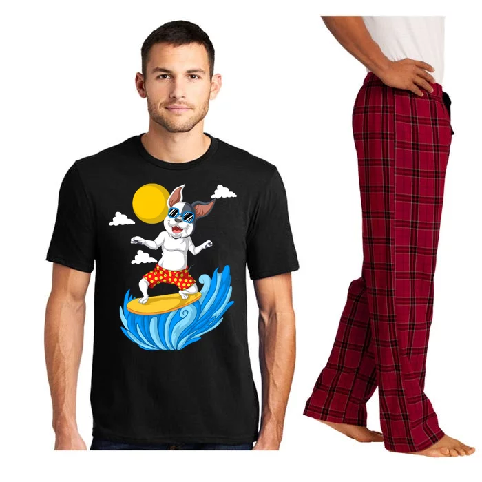 French Bulldog Surfing Pajama Set