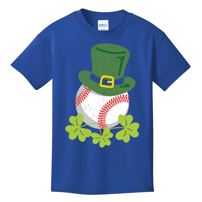 Fun Baseball St Patrick's Design For Paddy's Day Fans Meaningful Gift Kids T-Shirt