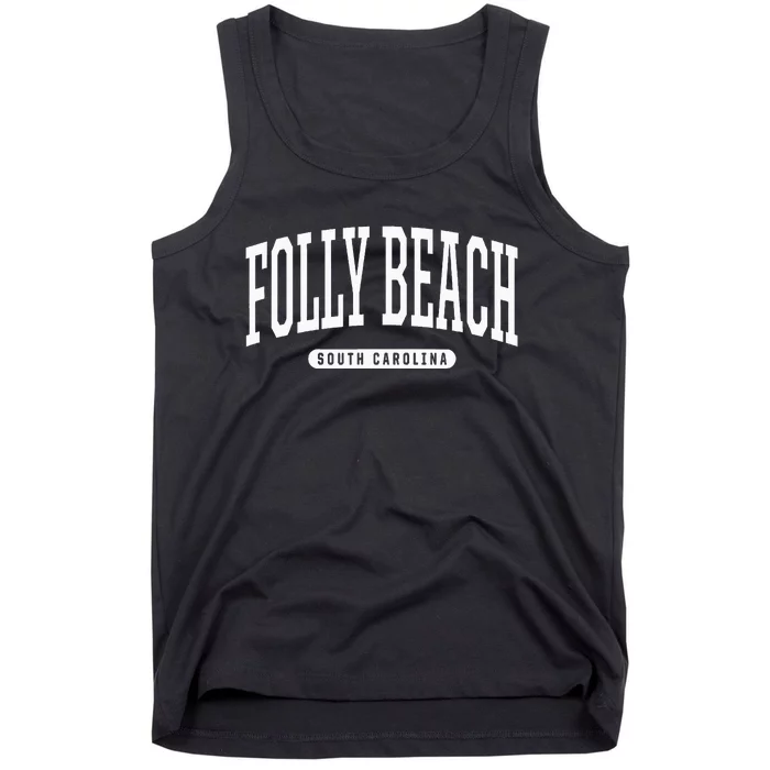 Folly Beach South Carolina Folly Beach Tank Top