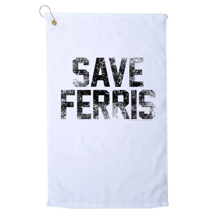 F.E.R.R.I.S Bueller Save F.E.R.R.I.S Platinum Collection Golf Towel