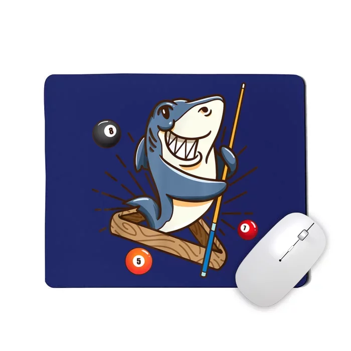 Funny Billiards Shark Hustler Pool Girl Snooker Gifts Mousepad