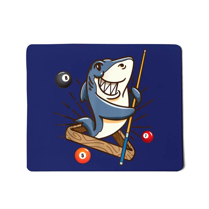 Funny Billiards Shark Hustler Pool Girl Snooker Gifts Mousepad