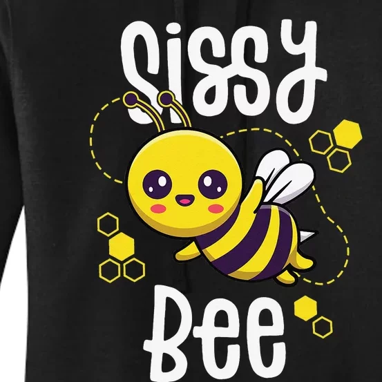 Family Bee Sister Sis Birthday First Bee Day Outfit Women's Pullover Hoodie