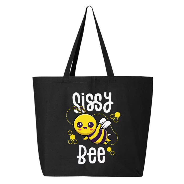 Family Bee Sister Sis Birthday First Bee Day Outfit 25L Jumbo Tote