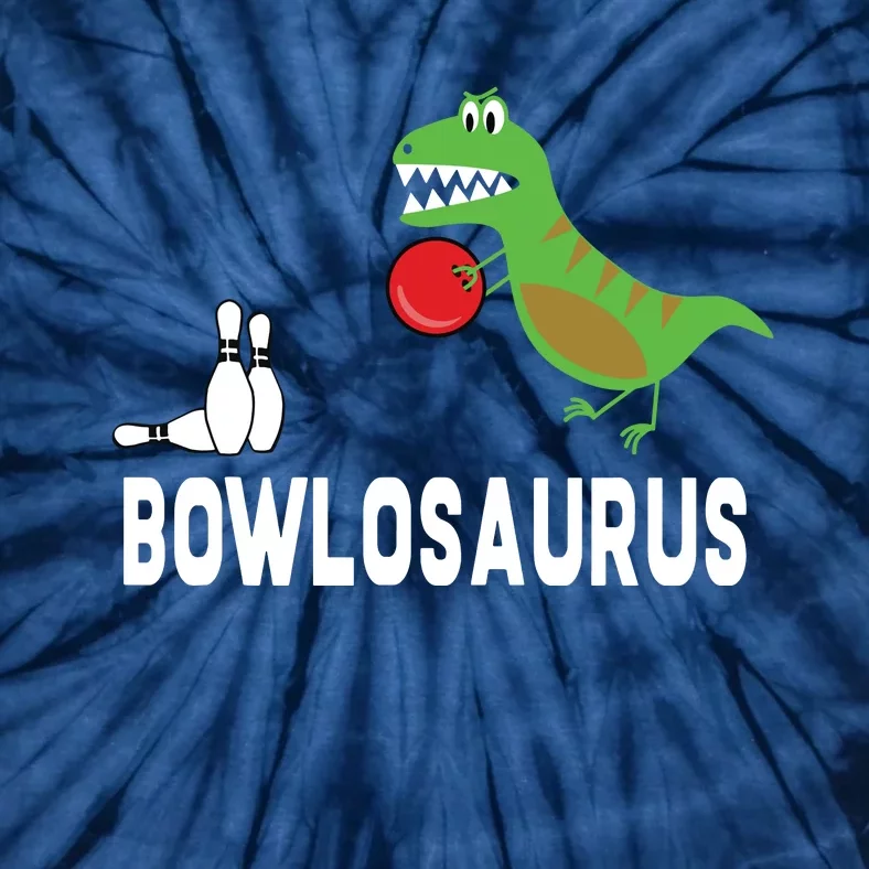 Funny Bowling Shirts Dinosaur Bowler Dino Gift Idea Tie-Dye T-Shirt