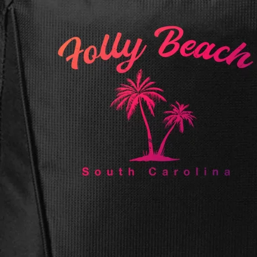 Folly Beach South Carolina Summer Sc Tropical Charleston Gift City Backpack