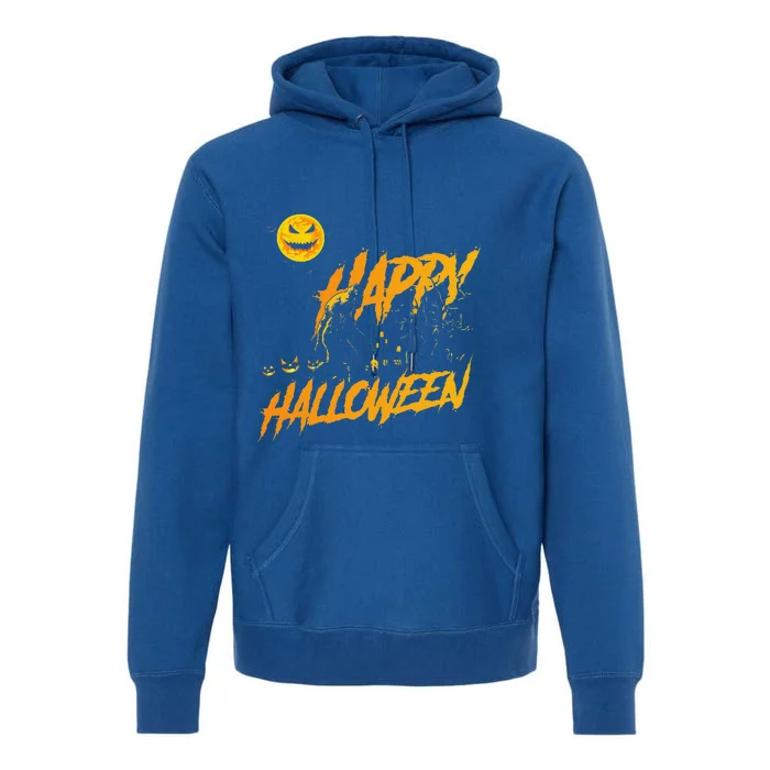 Funny Bigfoot Sasquatch Believer Happy Halloween Costume Premium Hoodie