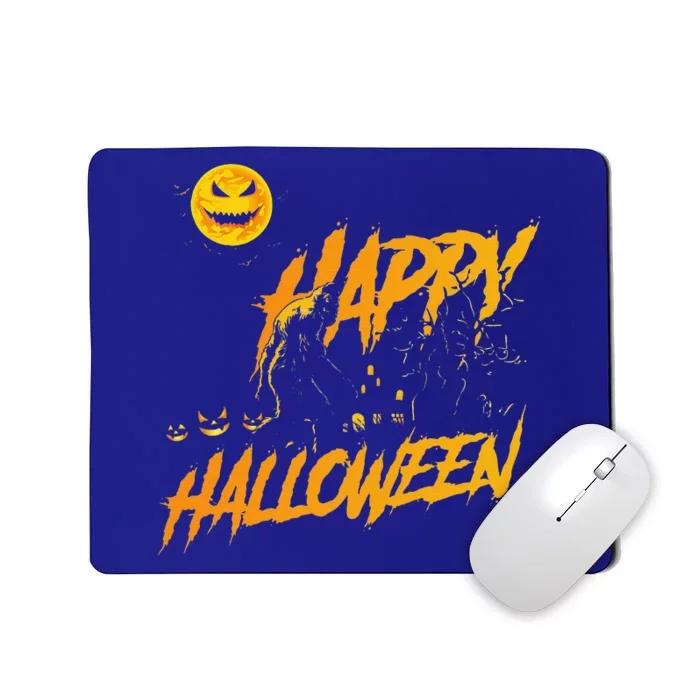 Funny Bigfoot Sasquatch Believer Happy Halloween Costume Mousepad