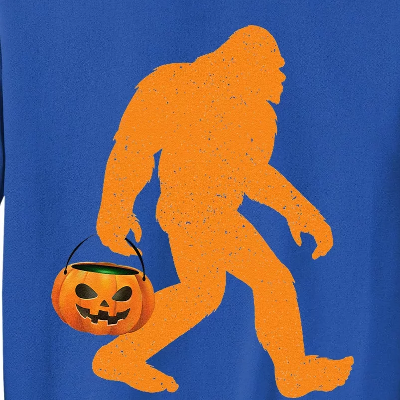 Funny Bigfoot Sasquatch Halloween Pumpkin Trick Or Treat Sweatshirt