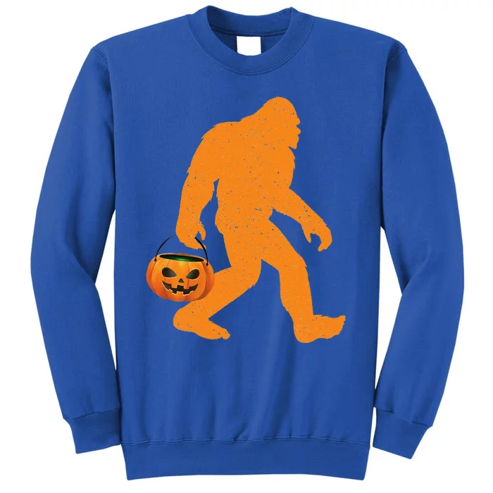 Funny Bigfoot Sasquatch Halloween Pumpkin Trick Or Treat Sweatshirt