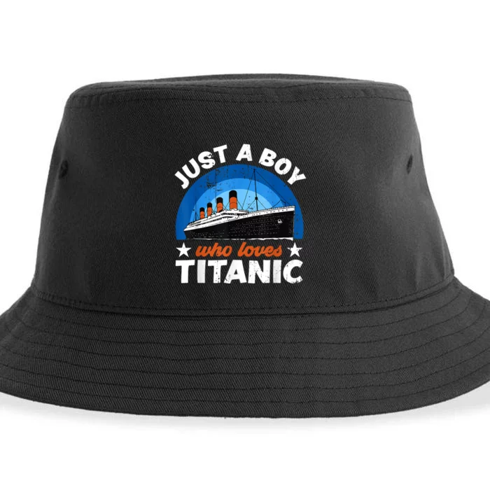 For Boy S Who Just Love The Rms Titanic Sustainable Bucket Hat