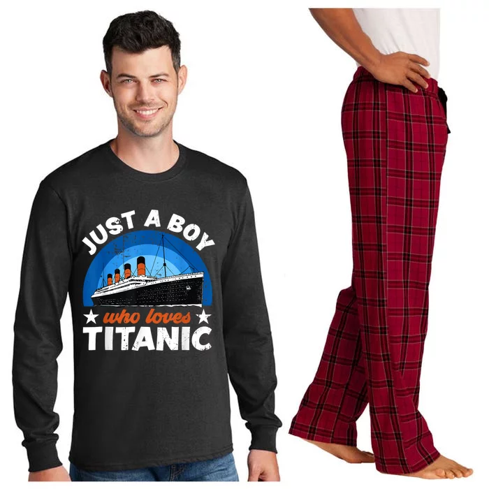 For Boy S Who Just Love The Rms Titanic Long Sleeve Pajama Set